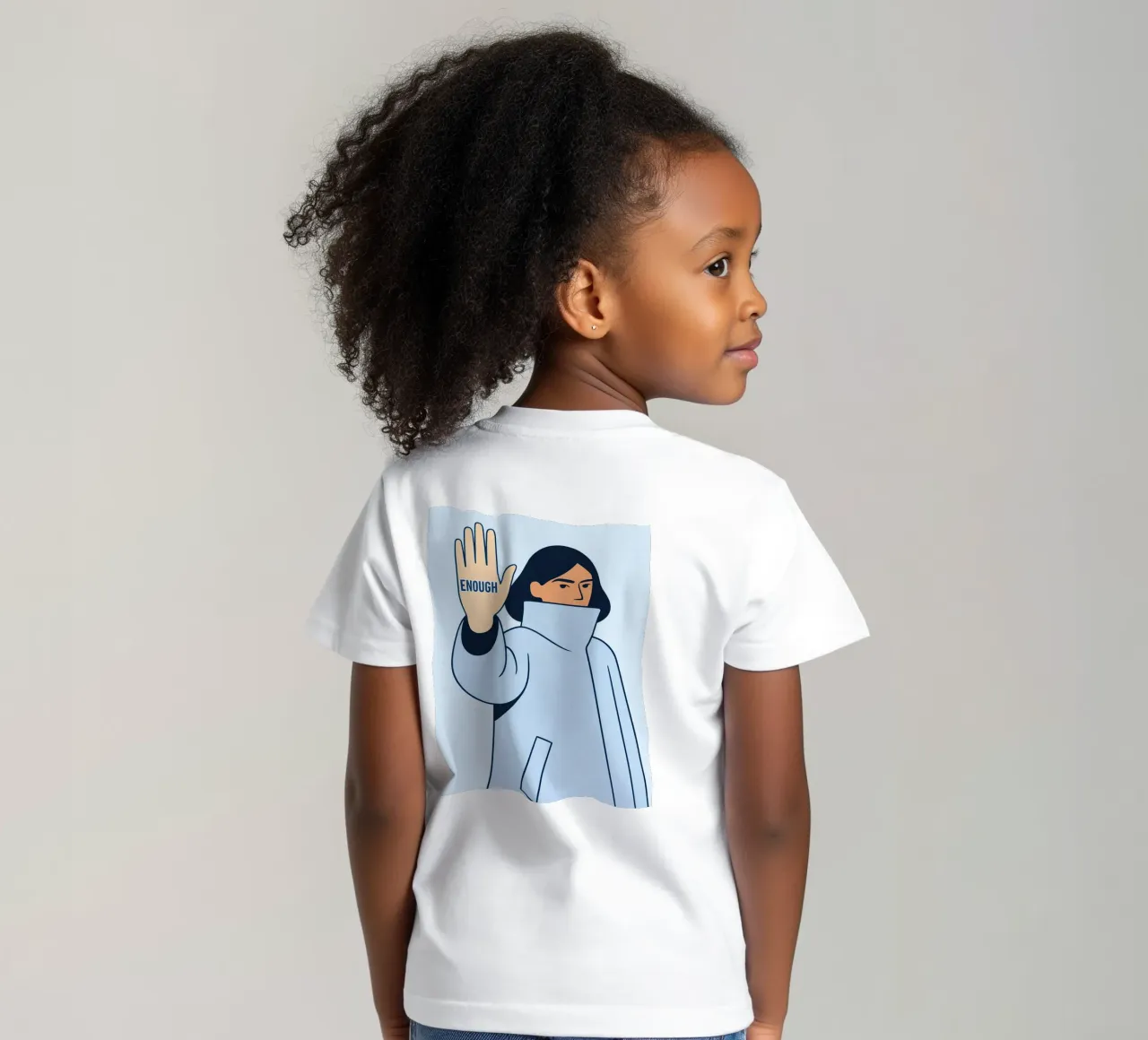 enough t-shirt bambini da kamilaze