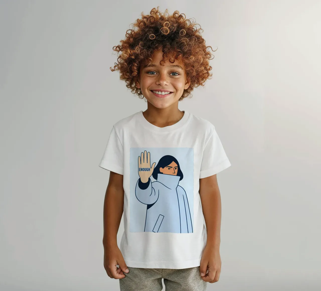 genoeg kinder t-shirt van kamilaze