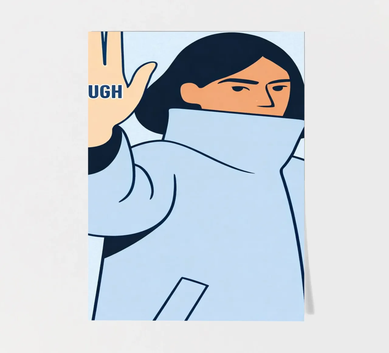 enough sticker sheet by kamilaze