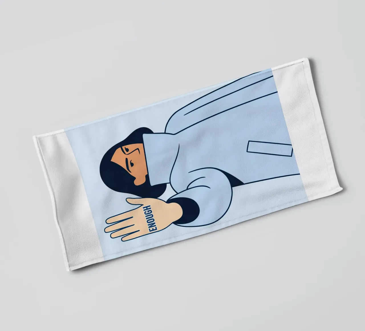 enough badhanddoek van kamilaze