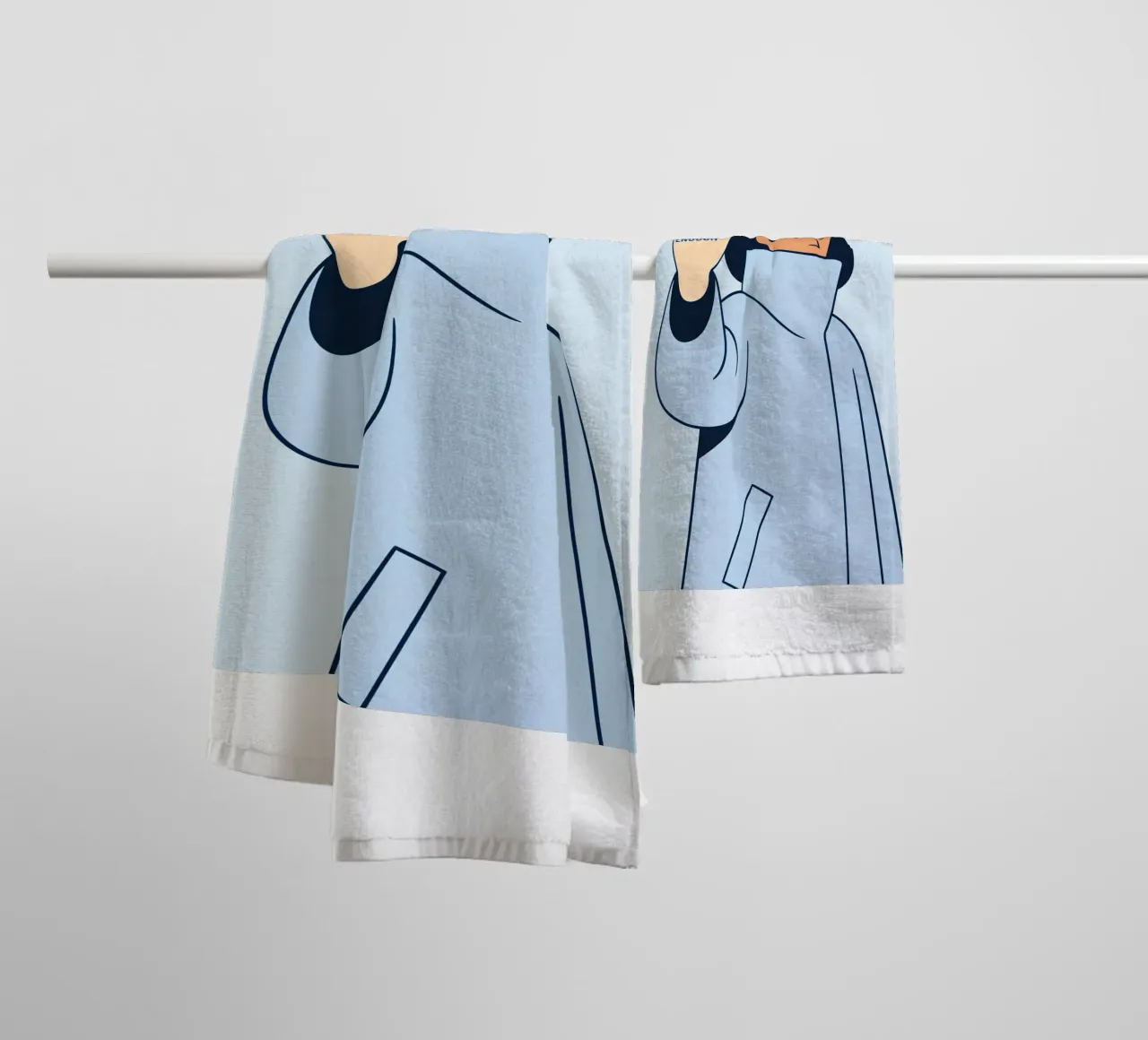 enough badhanddoek van kamilaze