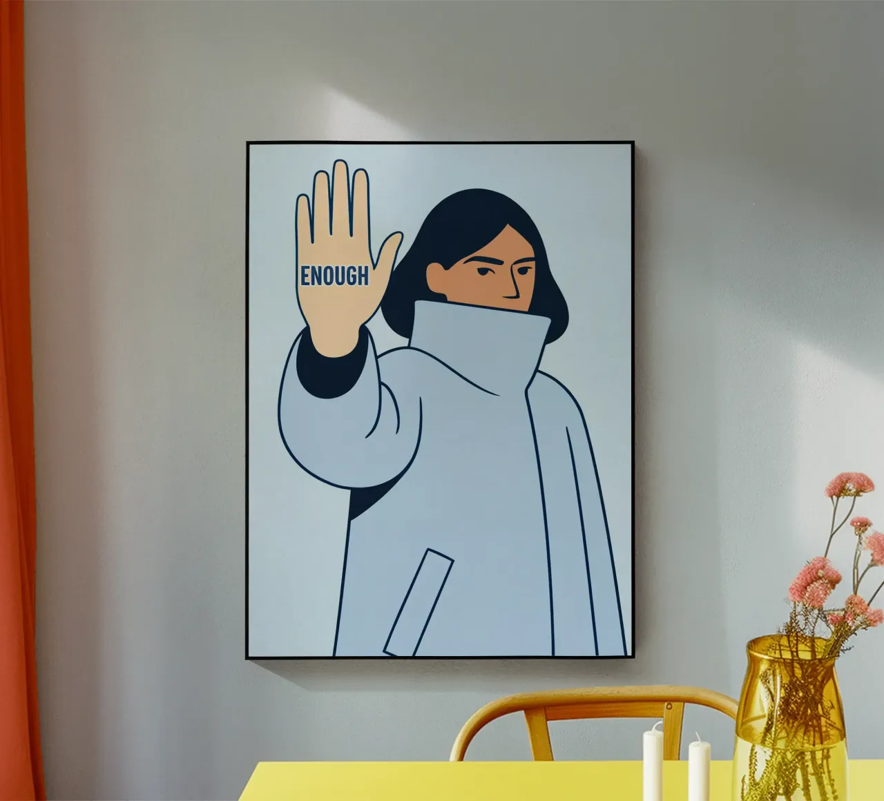 enough acryl van kamilaze