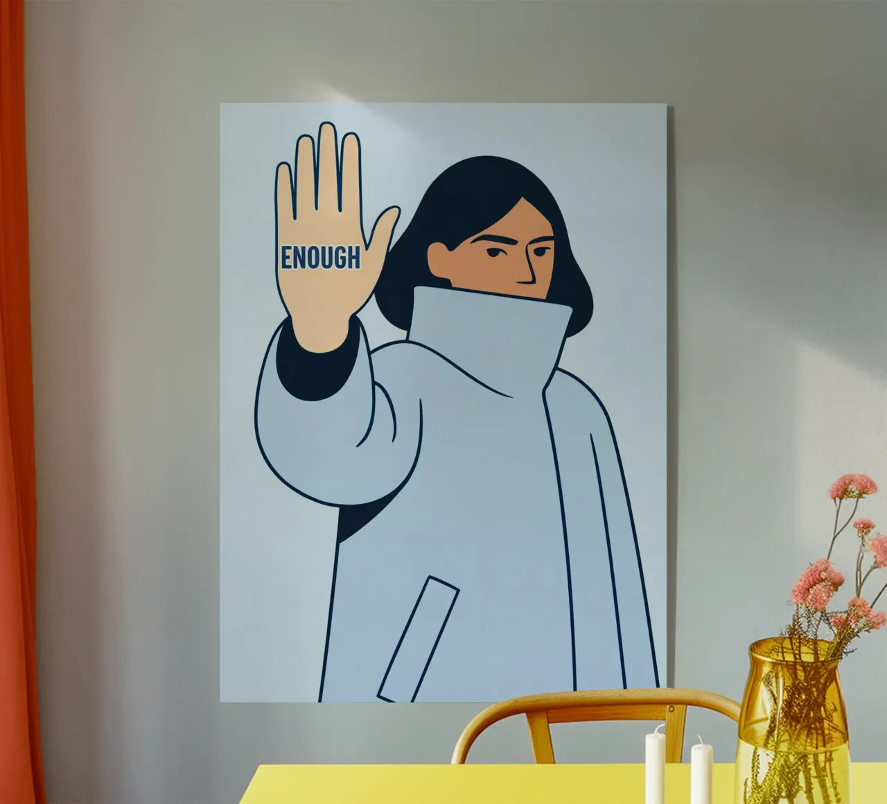 enough acryl van kamilaze