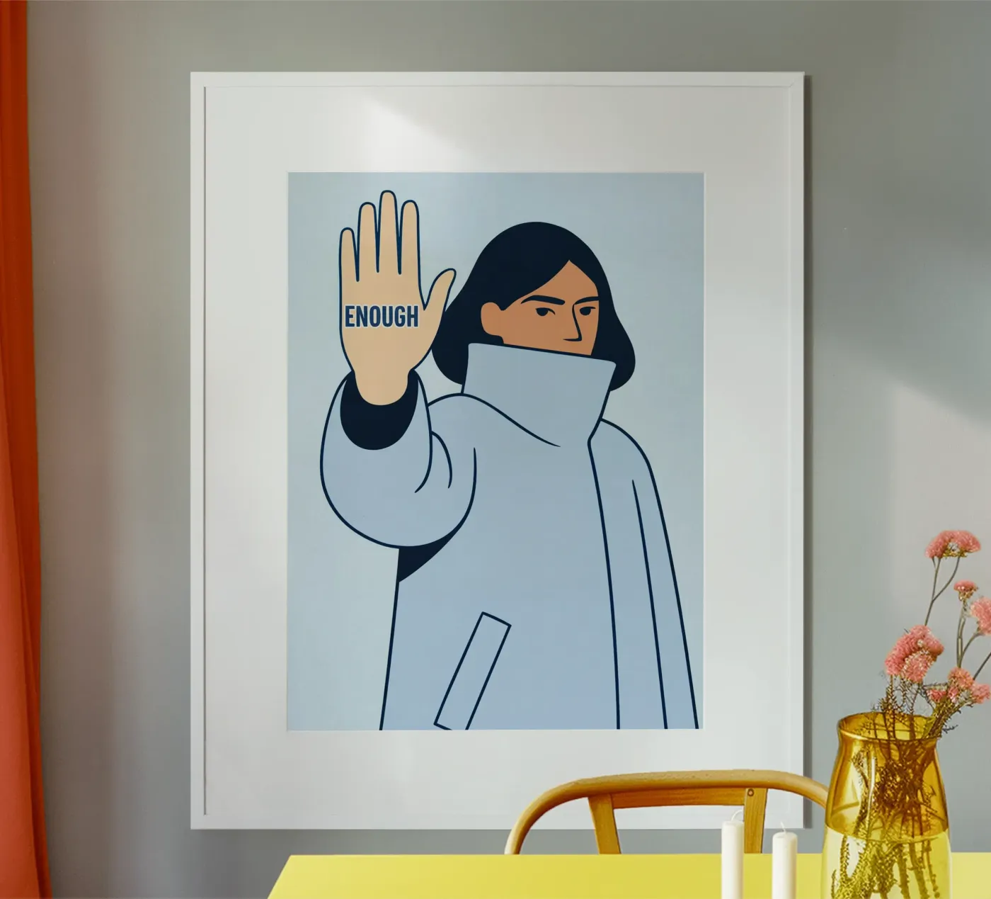 enough Poster von kamilaze