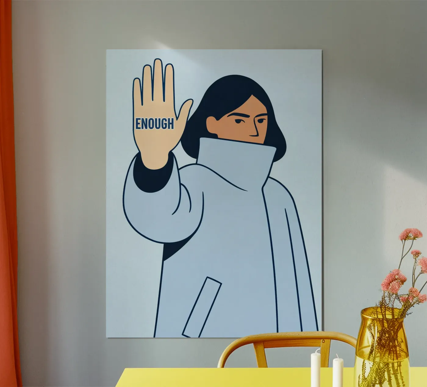 enough Poster von kamilaze