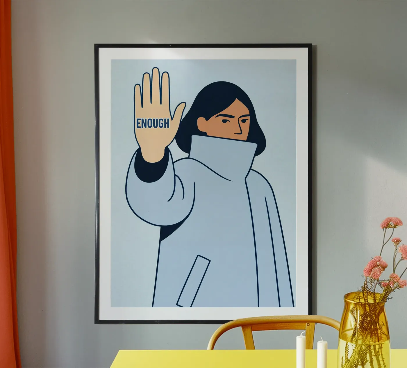 enough Poster von kamilaze