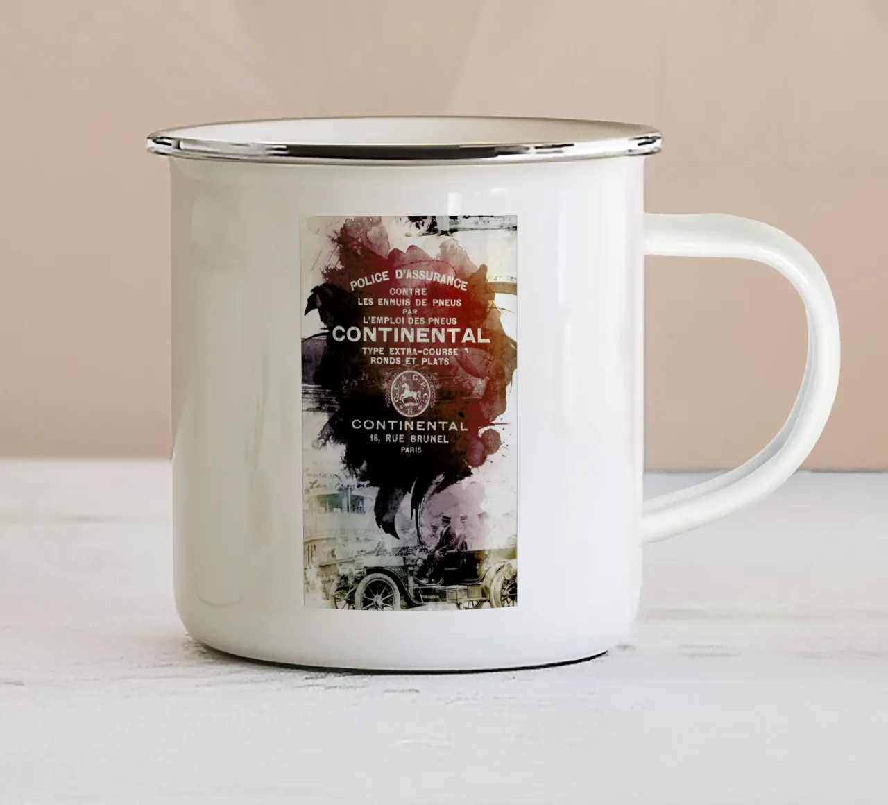 Ephemera 2 tazza in smalto da Mr Cup
