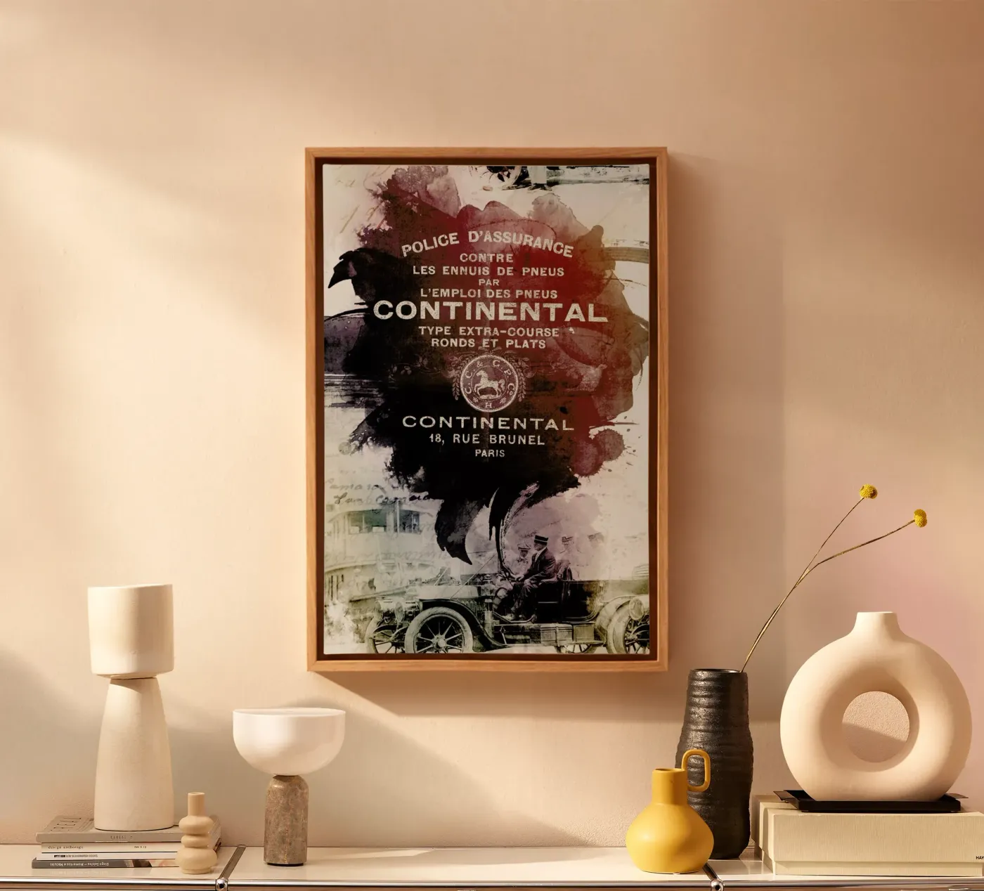 Ephemera 2 canvas by Mr Cup