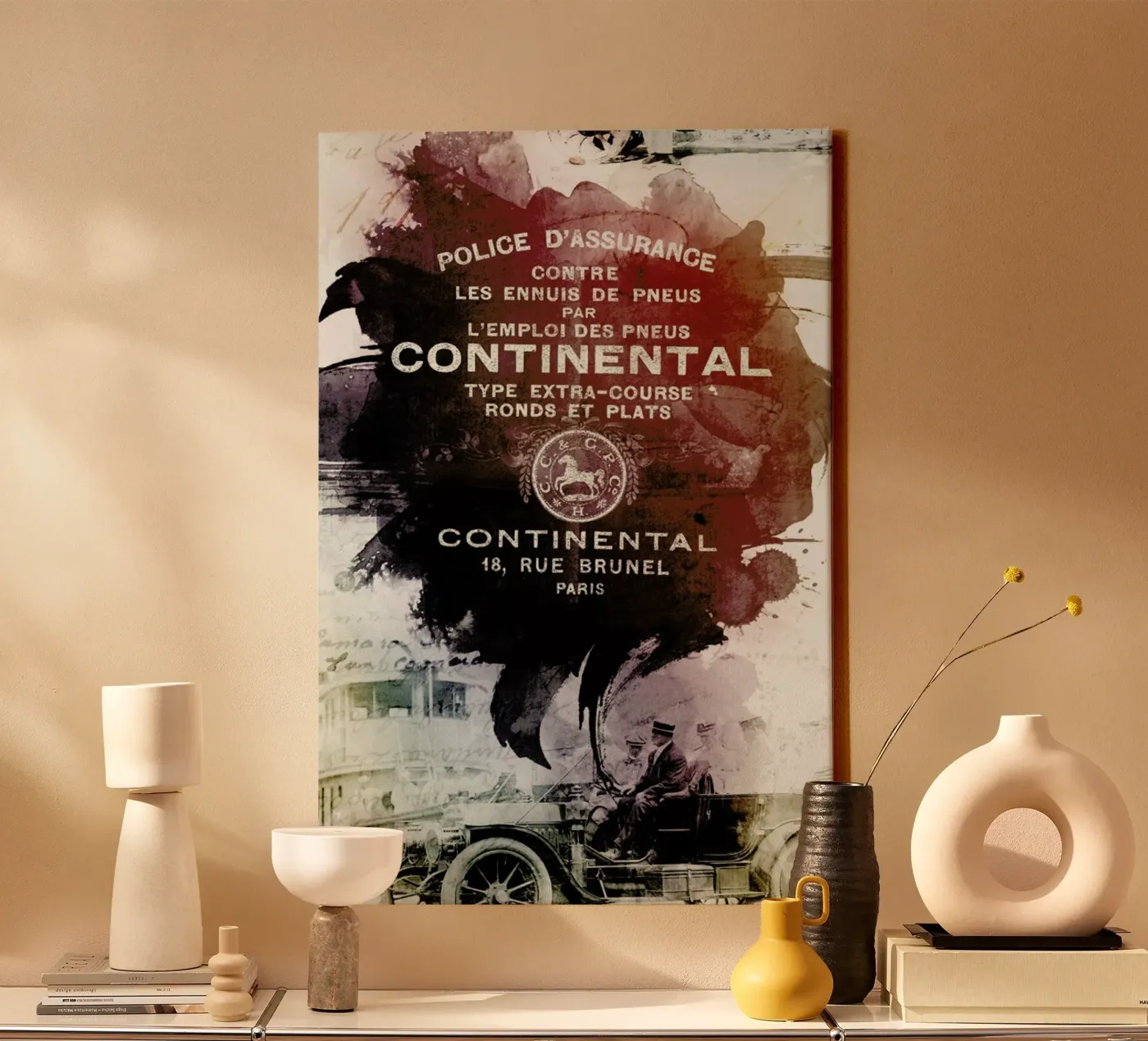 Ephemera 2 canvas van Mr Cup