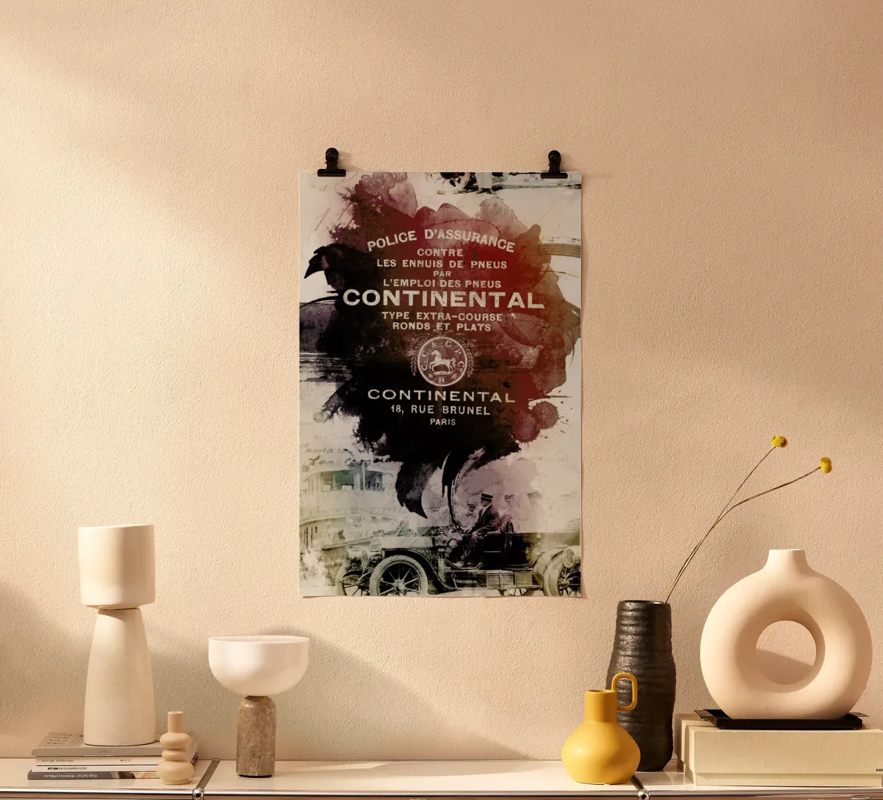 Ephemera 2 poster con telaio in plastica da Mr Cup