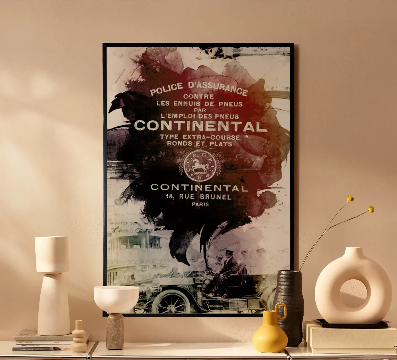 Ephemera 2 poster con telaio in plastica da Mr Cup