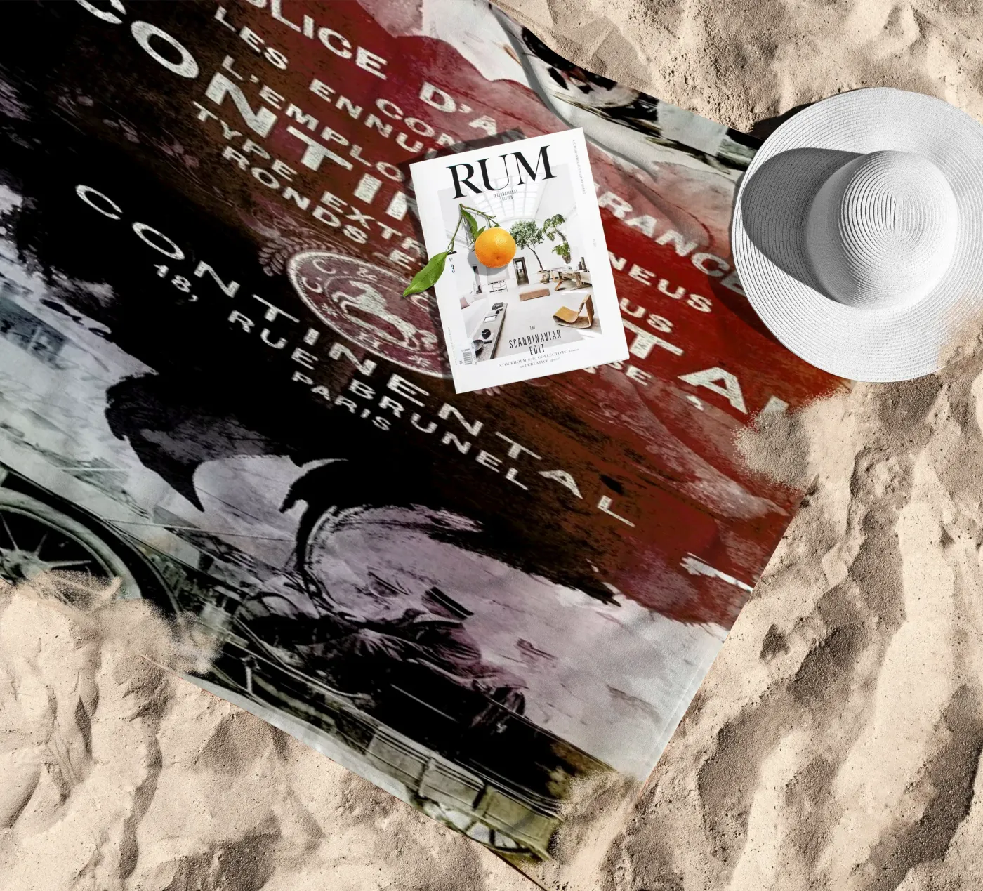 Ephemera 2 strandhanddoek van Mr Cup