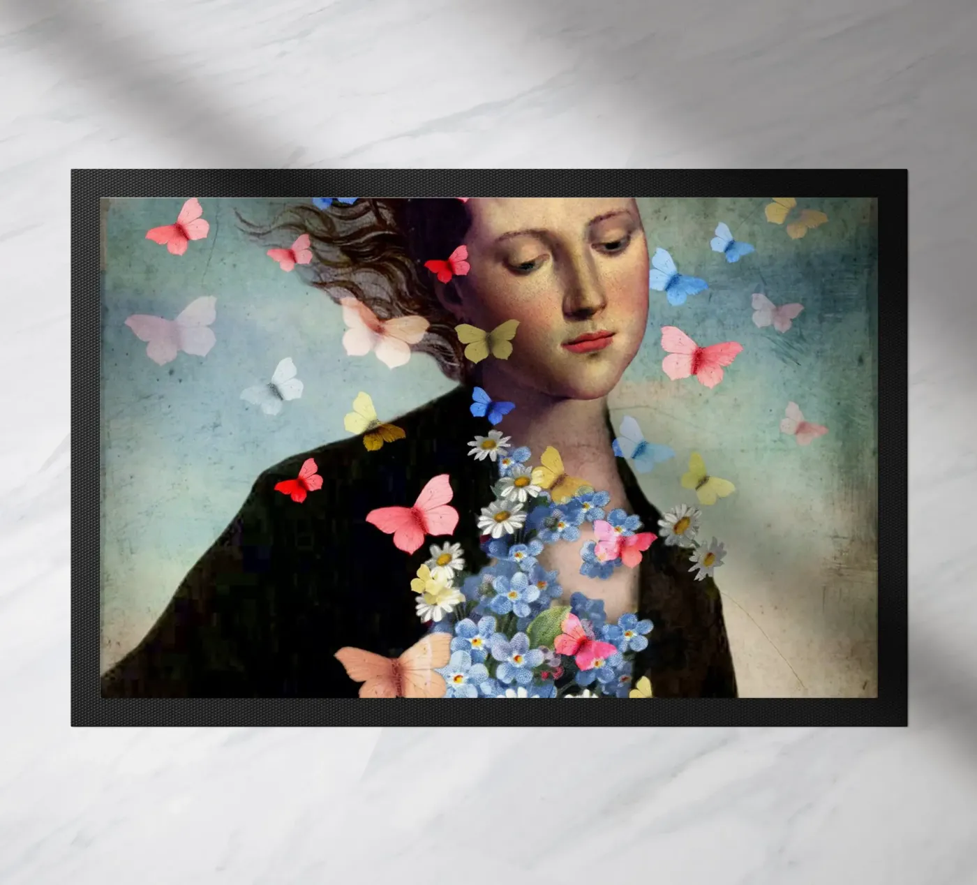 Spring Awakening doormat by Catrin Welz-Stein