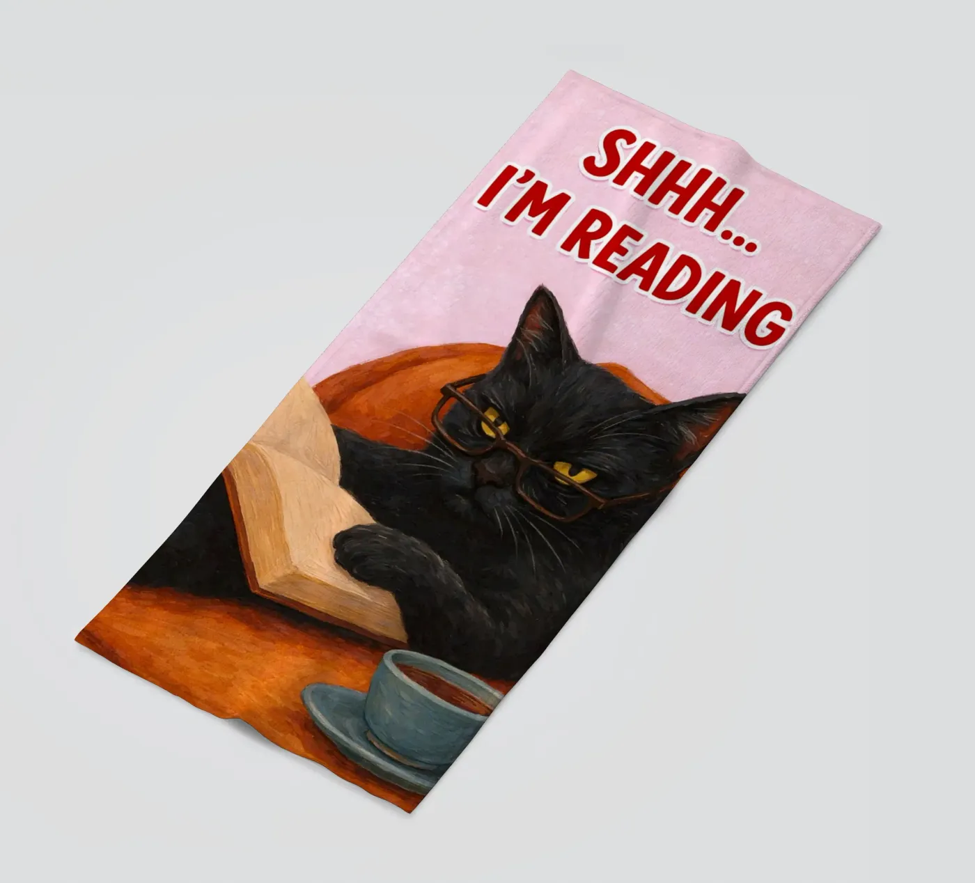 nel reading cat telo mare da kamilaze