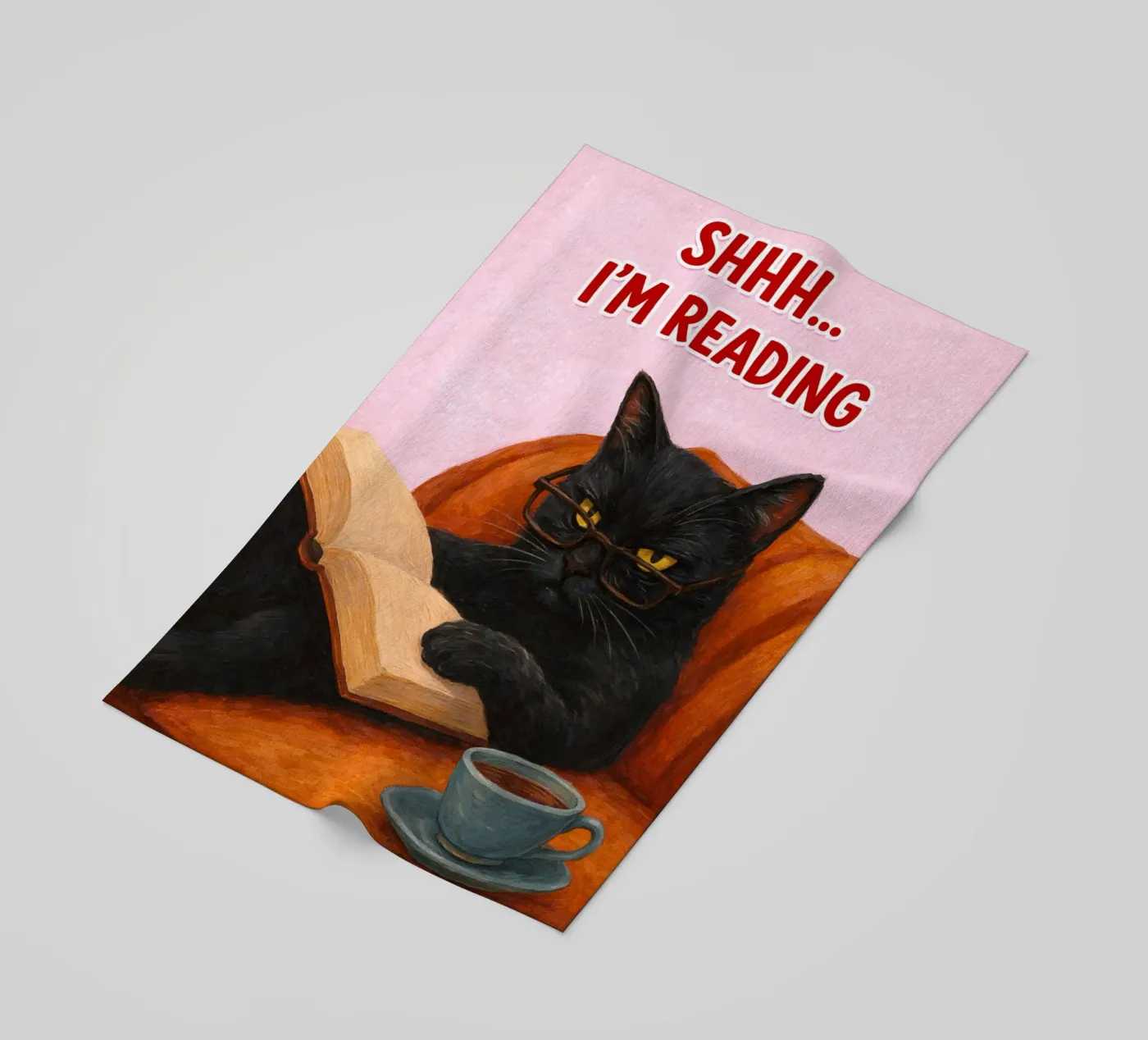 nel reading cat telo mare da kamilaze