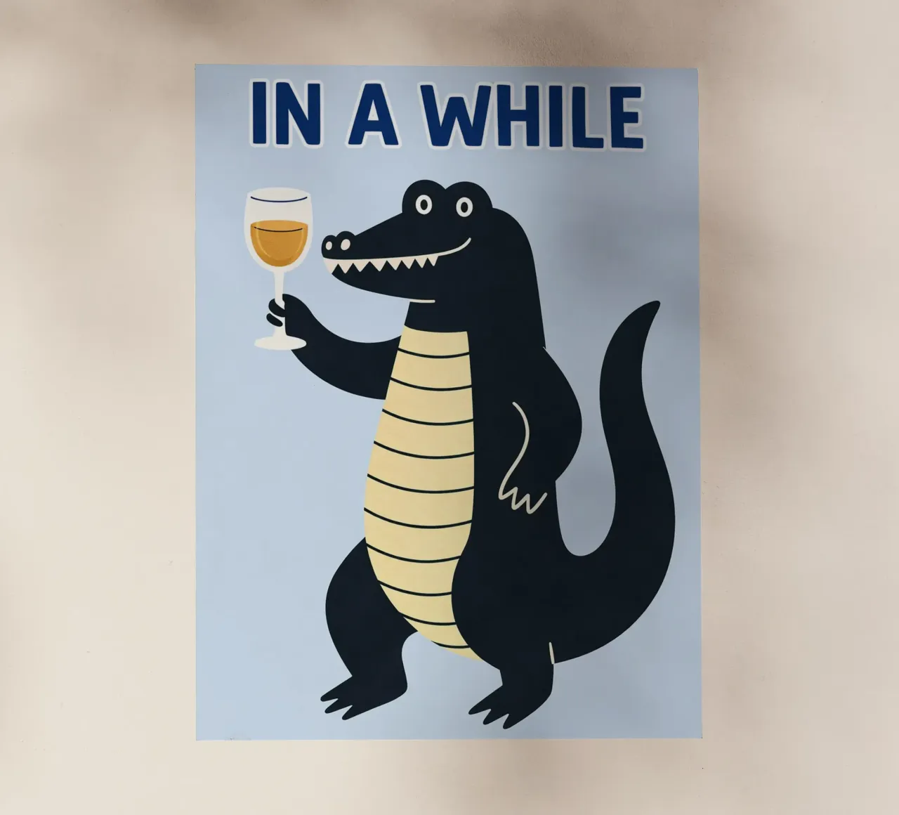 in a while backlit folie van kamilaze