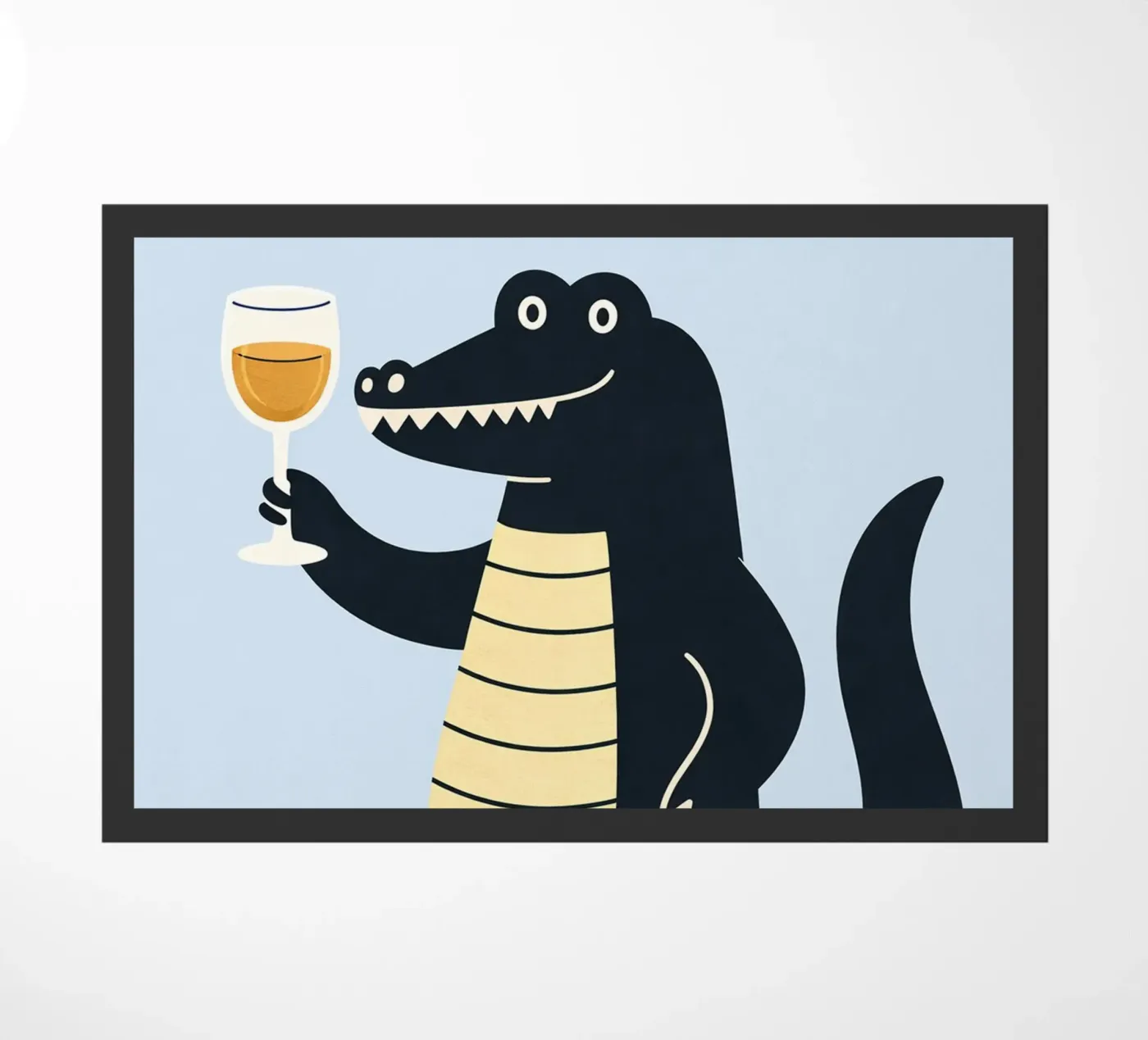 in a while doormat by kamilaze