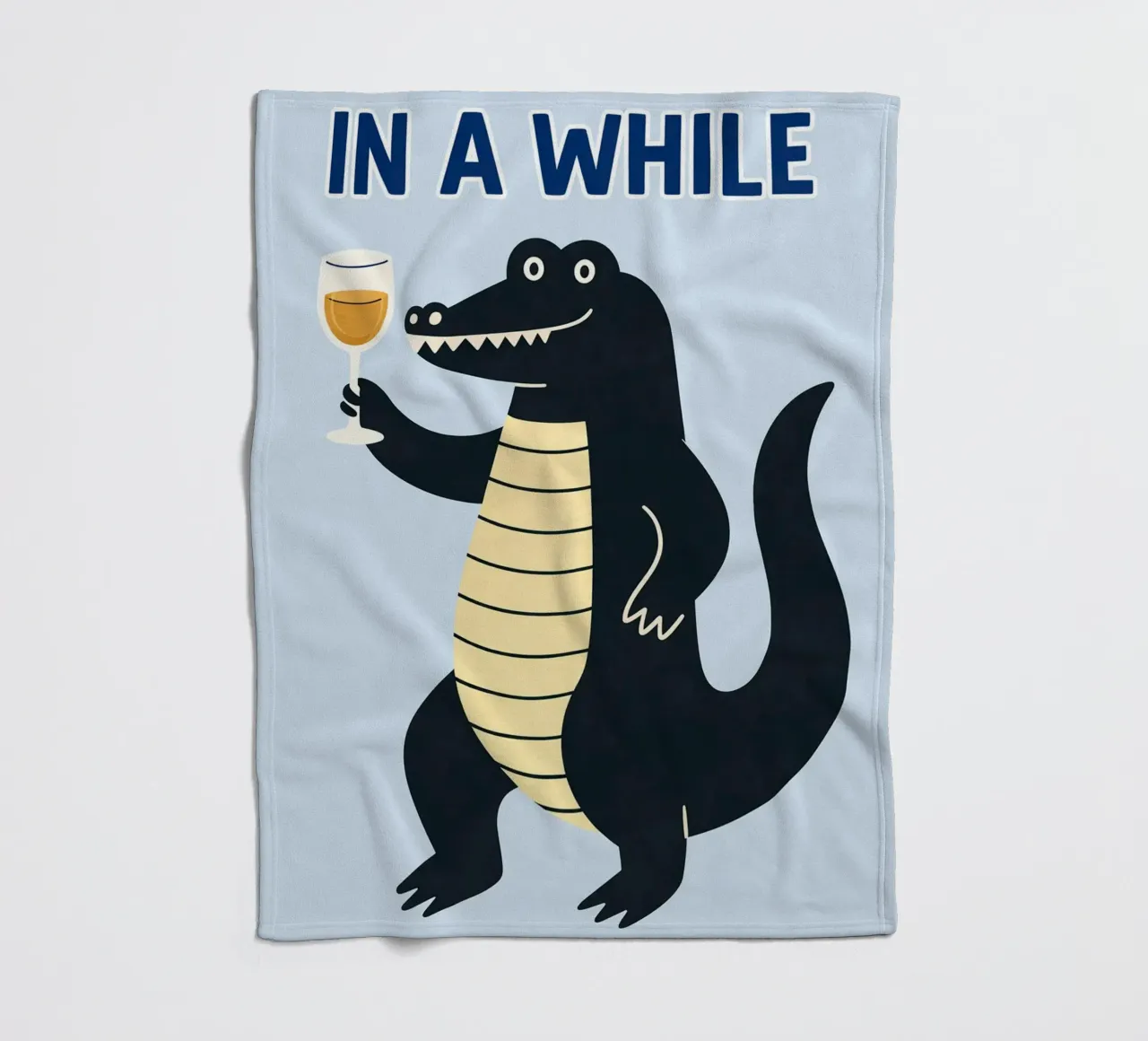 in a while fleece blanket by kamilaze