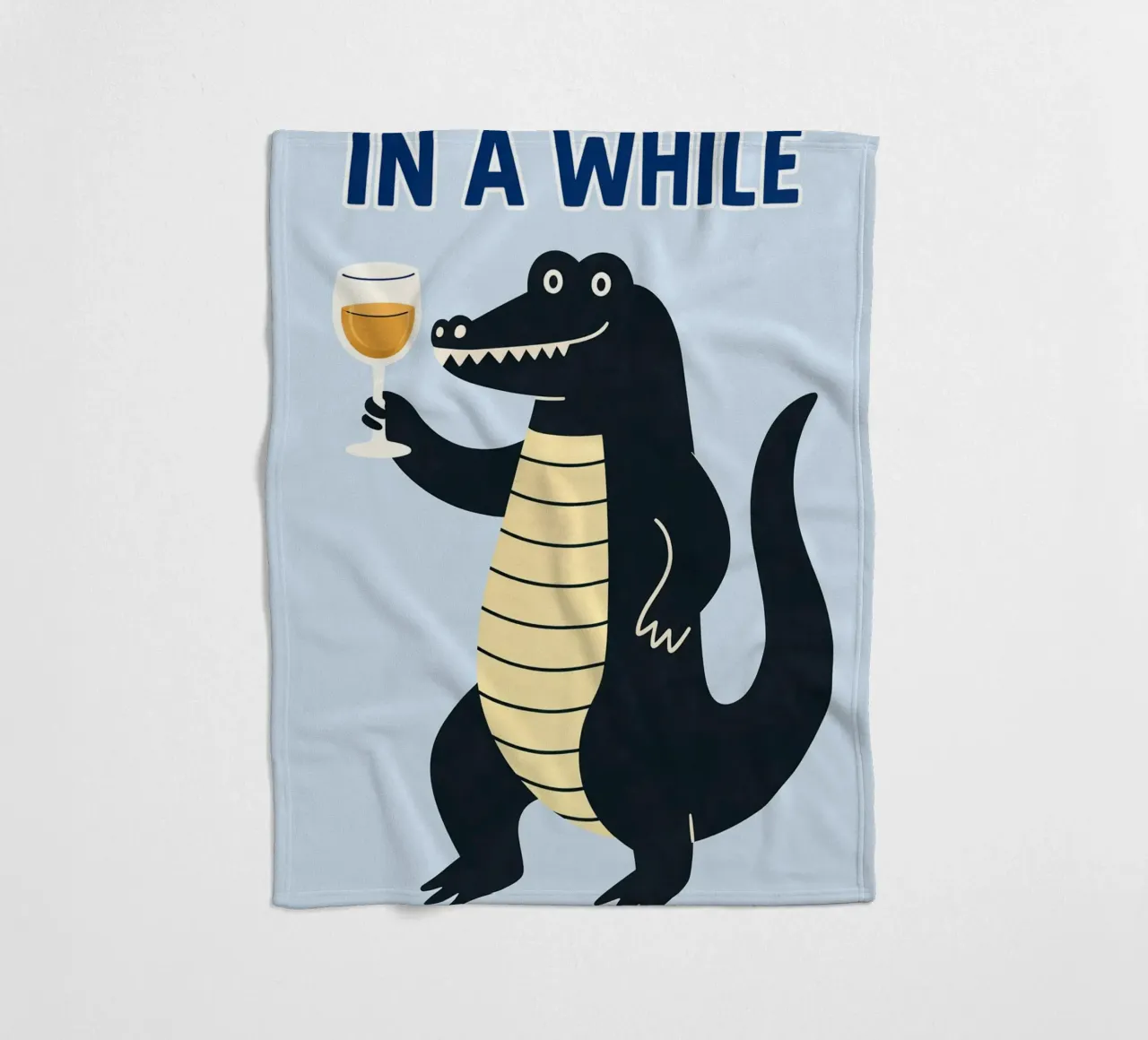 in a while fleece blanket by kamilaze