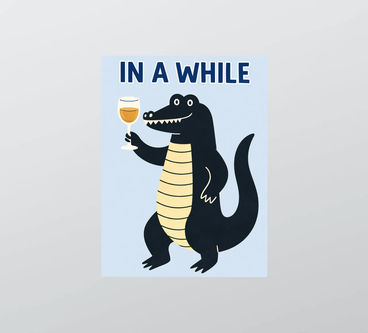 in a while sticker van kamilaze