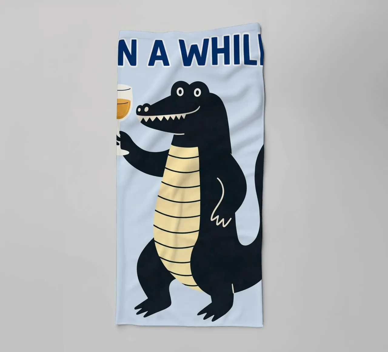 in a while towel by kamilaze