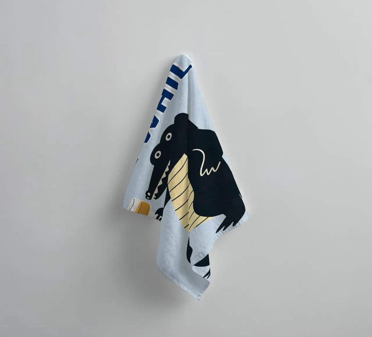 in a while towel by kamilaze