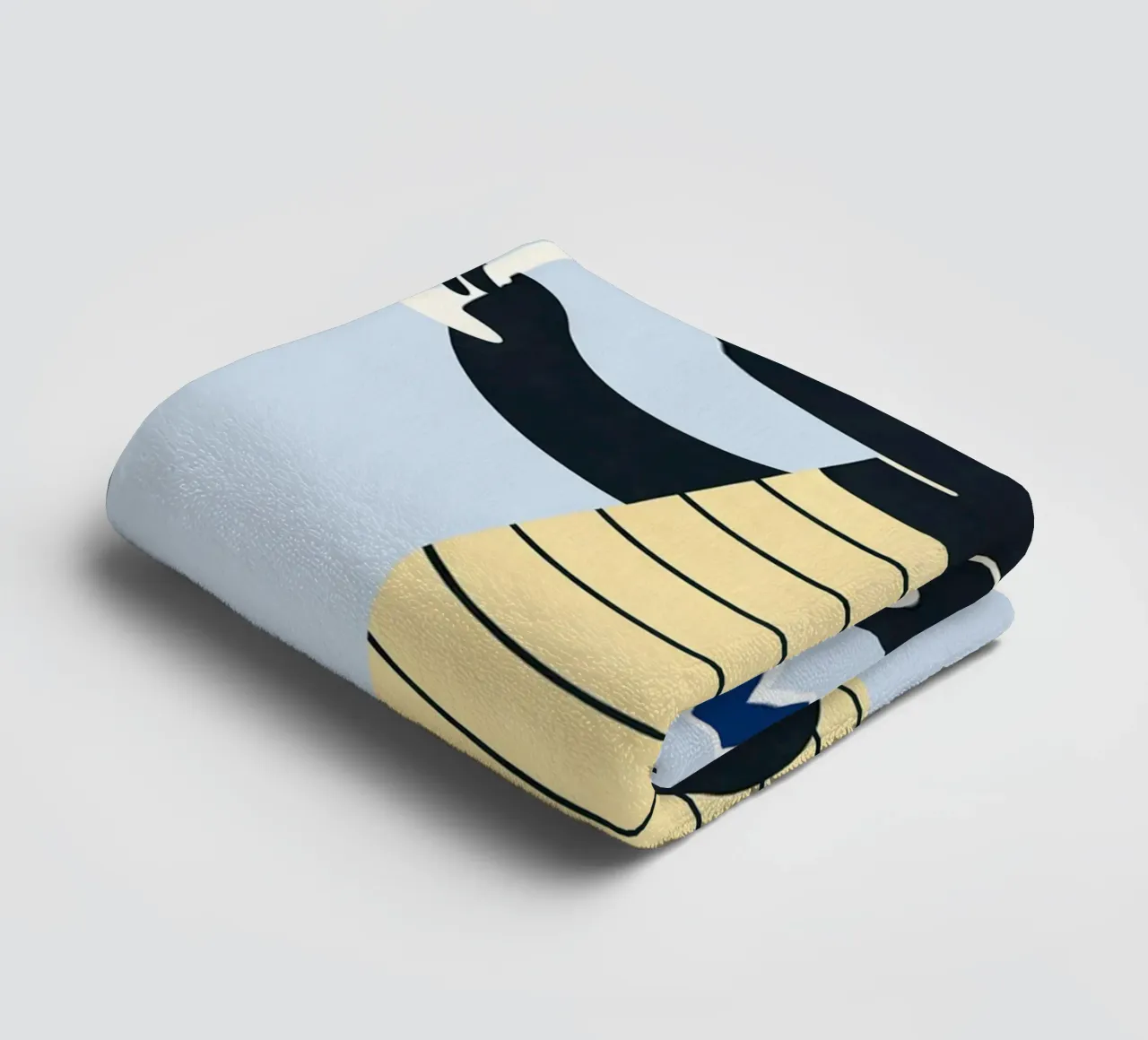 in a while towel by kamilaze