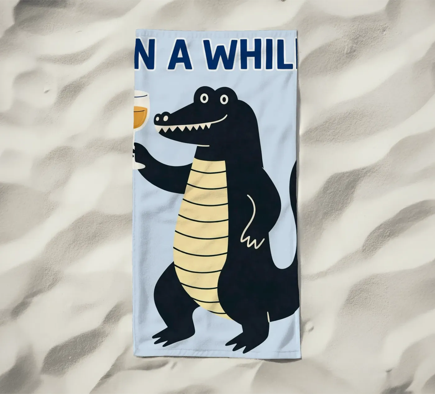 in a while strandhanddoek van kamilaze