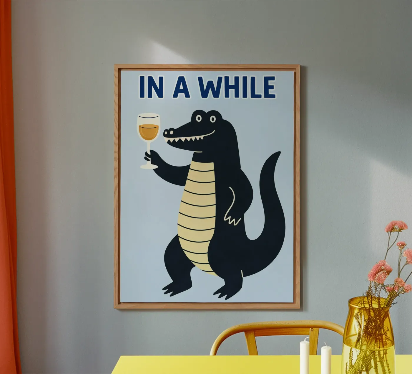 in a while alu-dibond by kamilaze