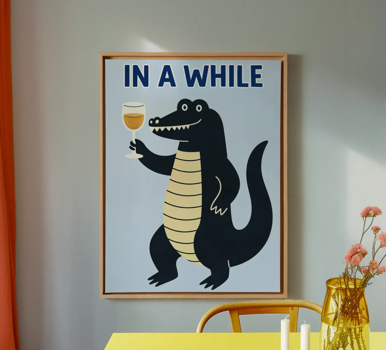 in a while canvas by kamilaze