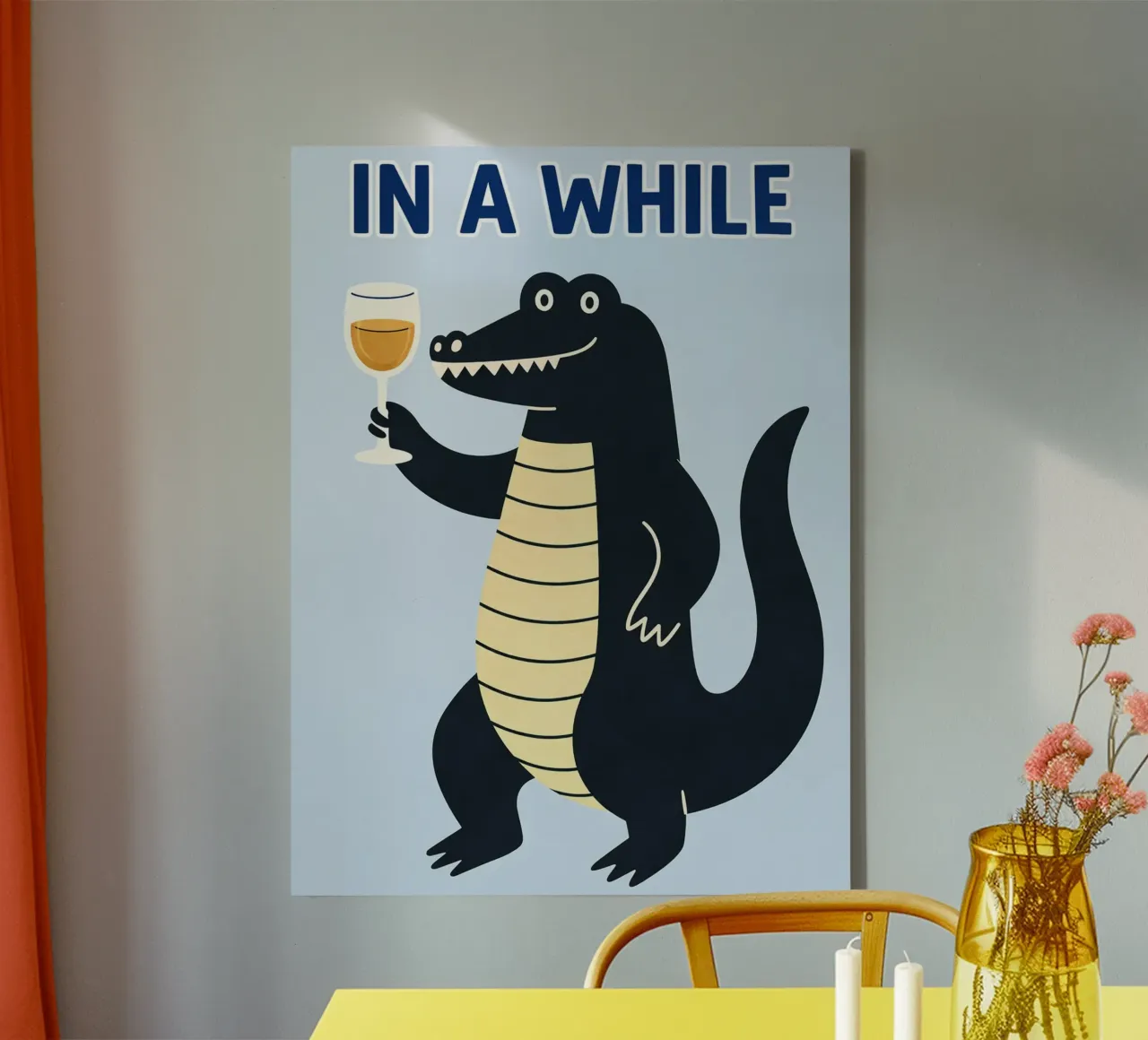 in a while canvas by kamilaze