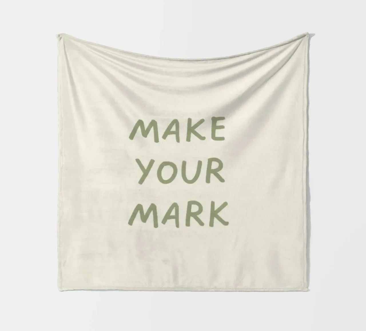 MAKE YOUR MARK fleecedeken van SayingGood