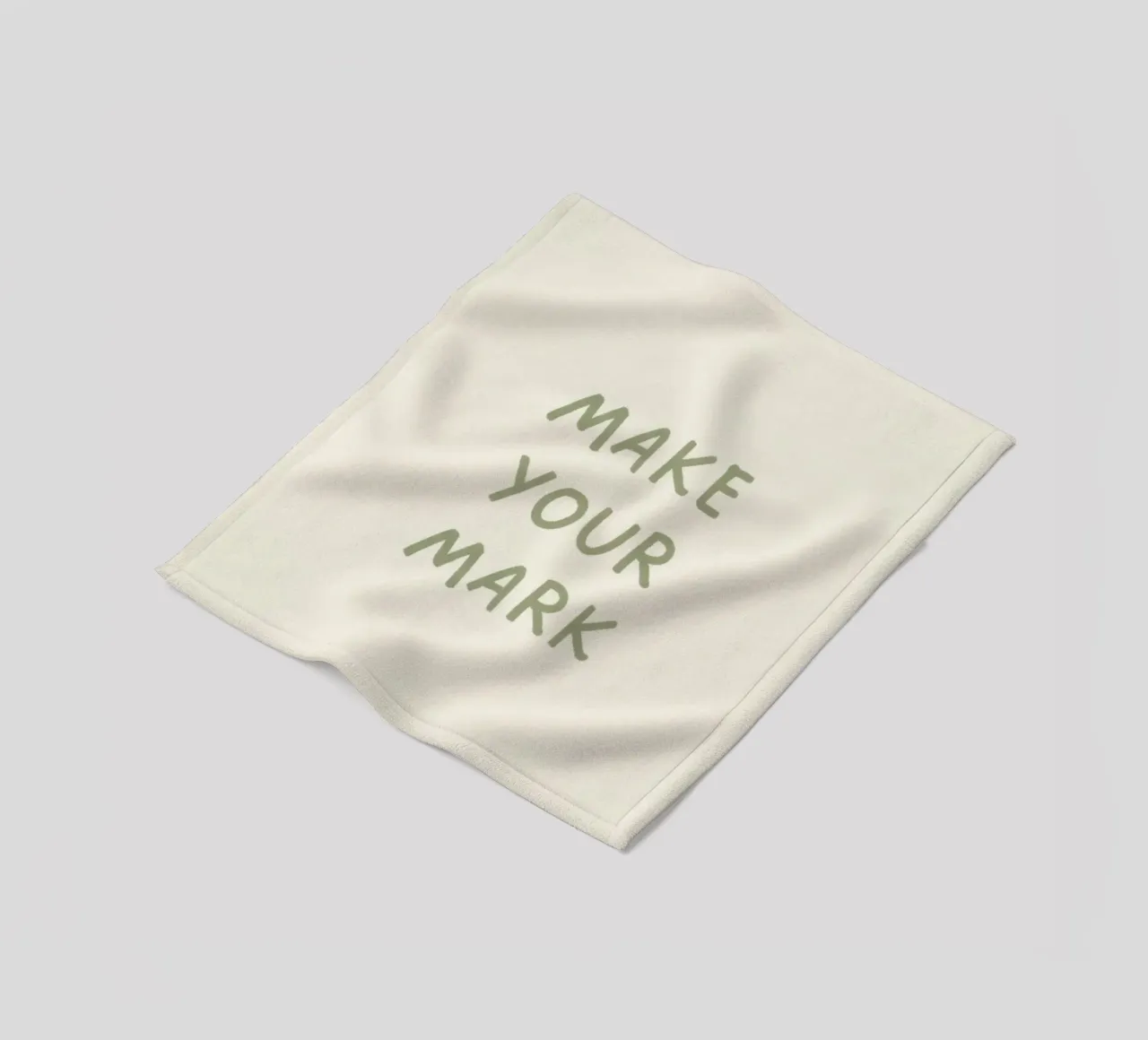 MAKE YOUR MARK fleecedeken van SayingGood