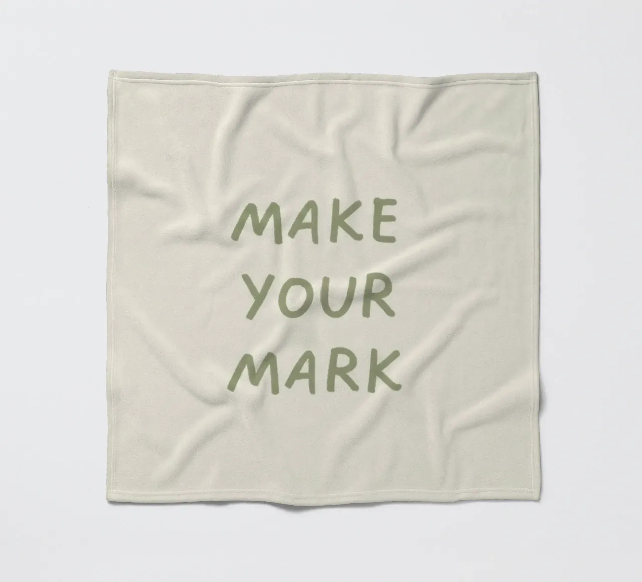 MAKE YOUR MARK fleecedeken van SayingGood