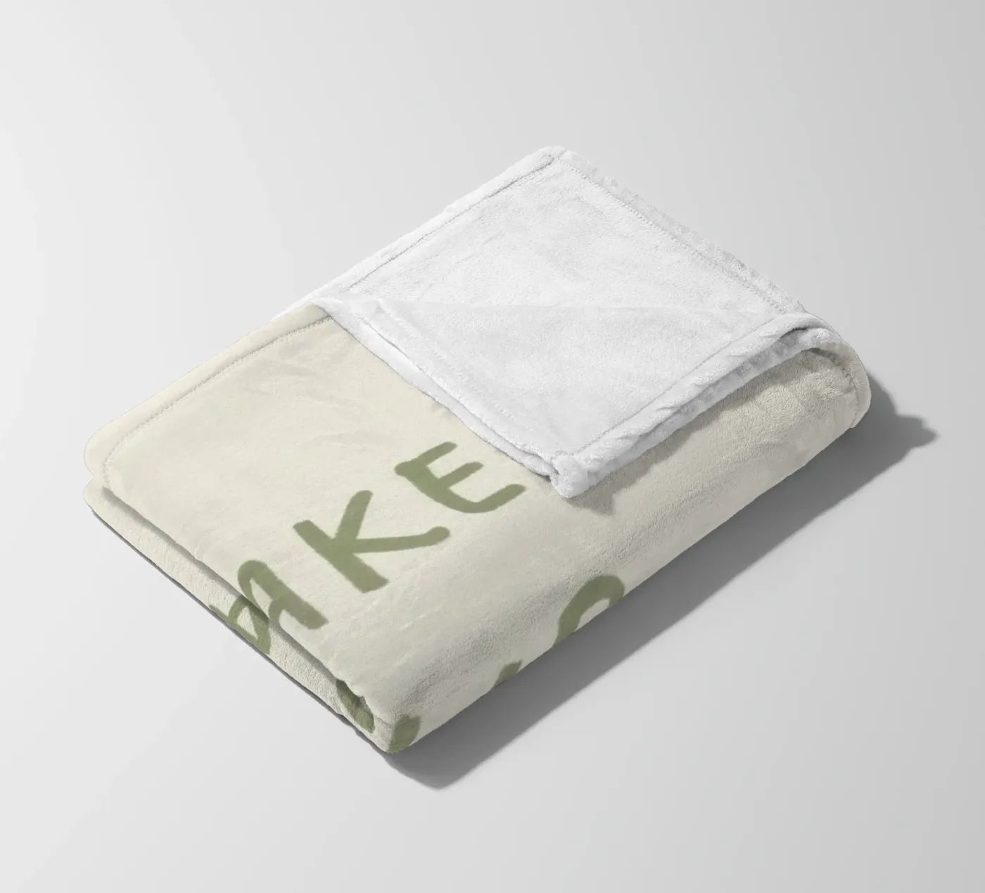 MAKE YOUR MARK fleece blanket by SayingGood