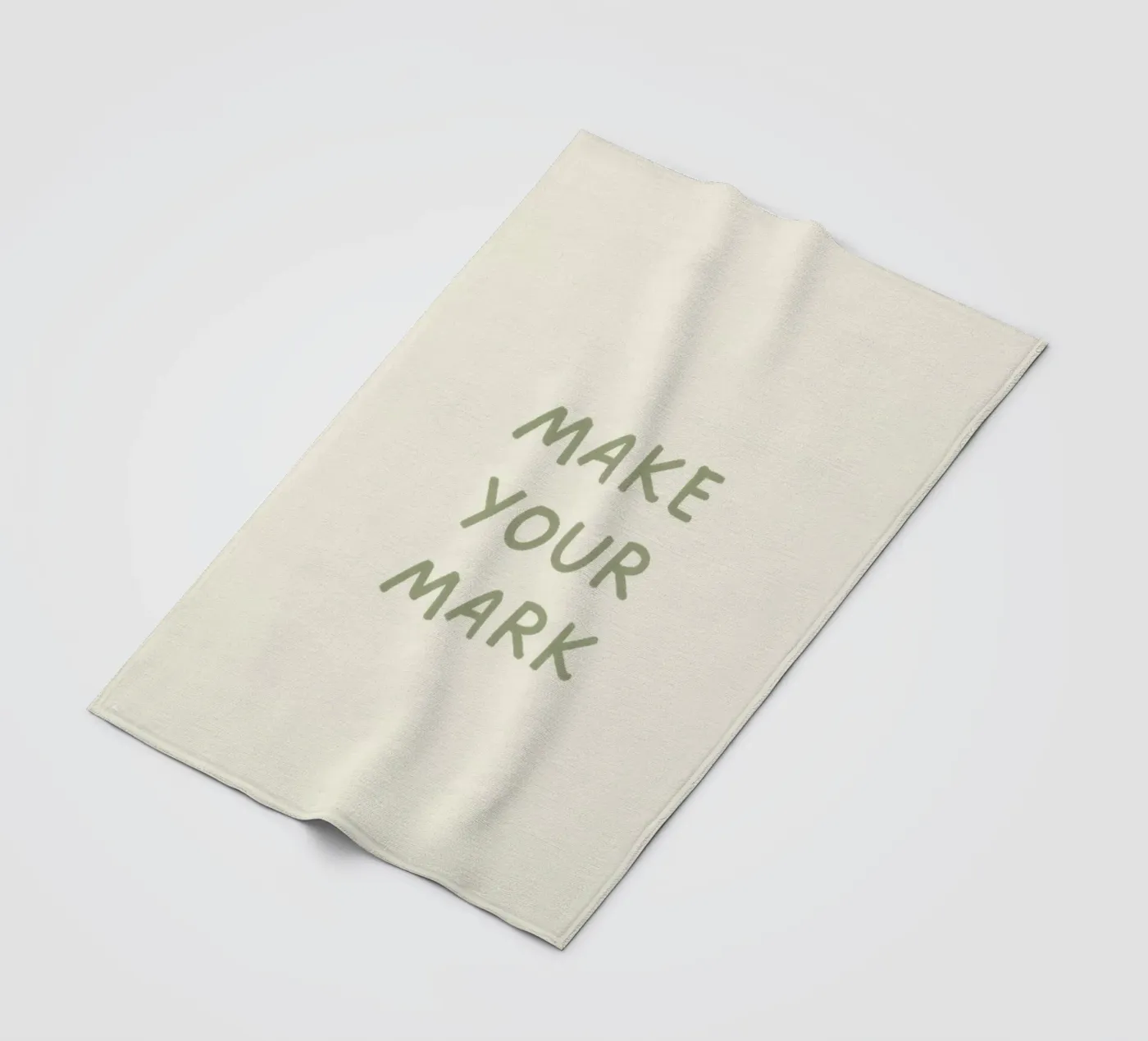 MAKE YOUR MARK fleece blanket by SayingGood