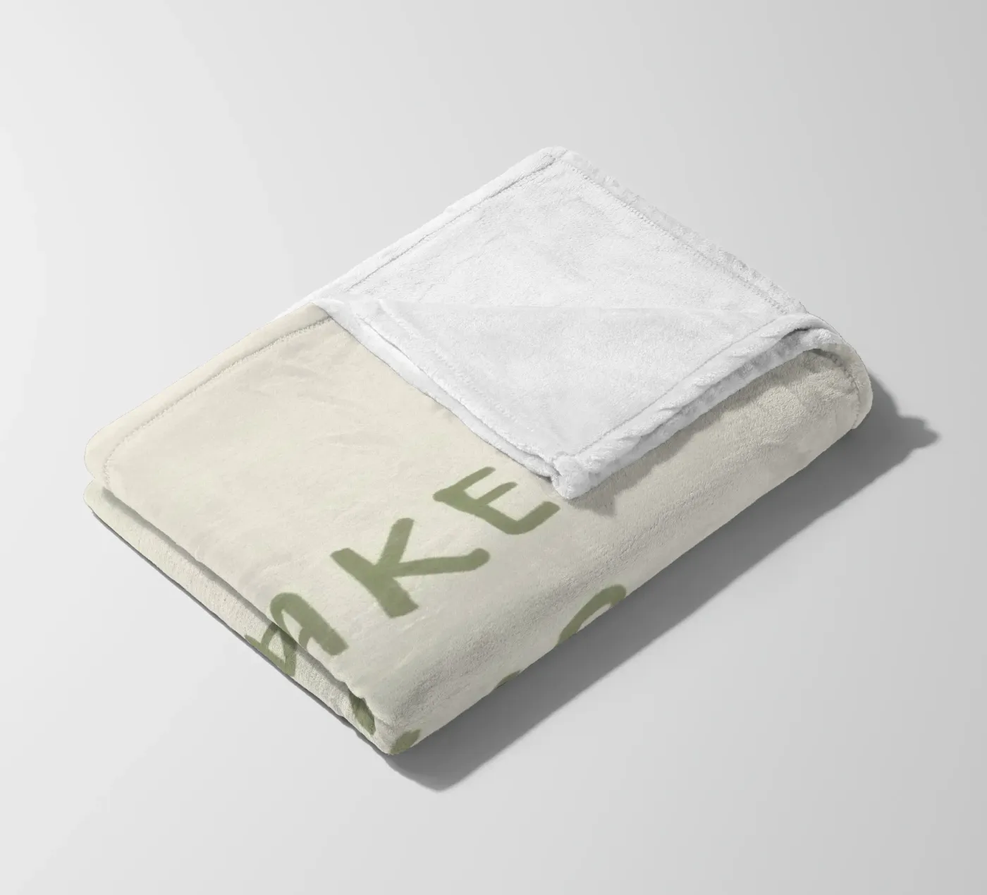 MAKE YOUR MARK fleece blanket by SayingGood