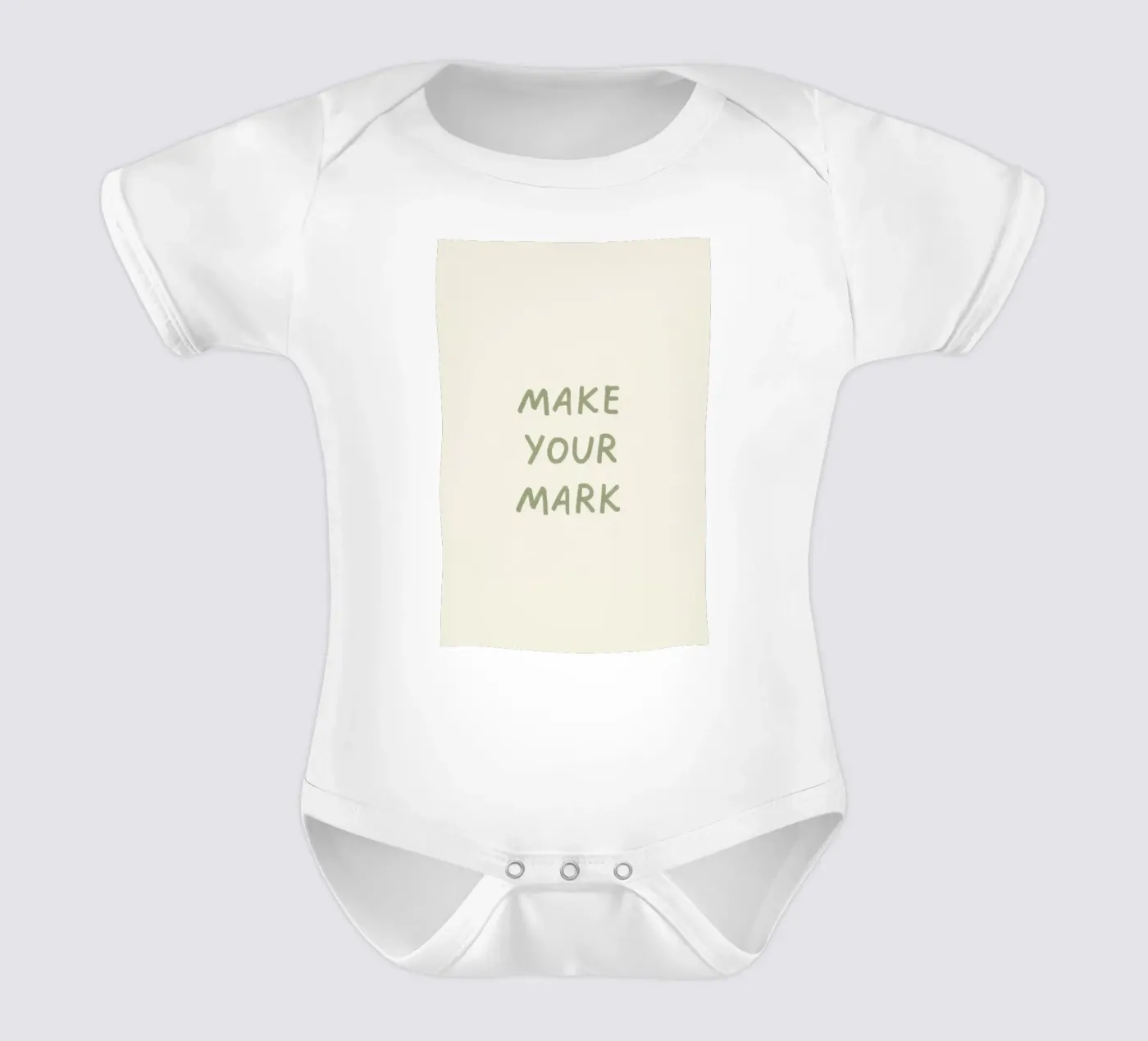 MAKE YOUR MARK body neonato maniche corte da SayingGood
