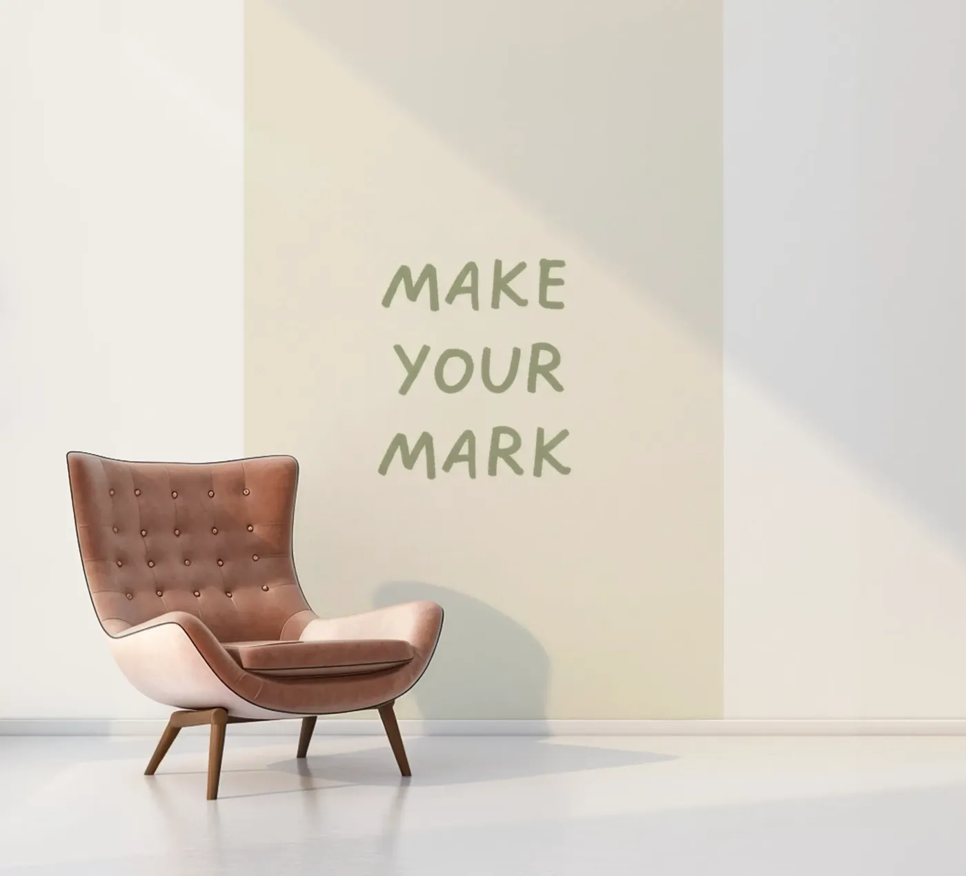 MAAK JE STempel fotobehang van SayingGood