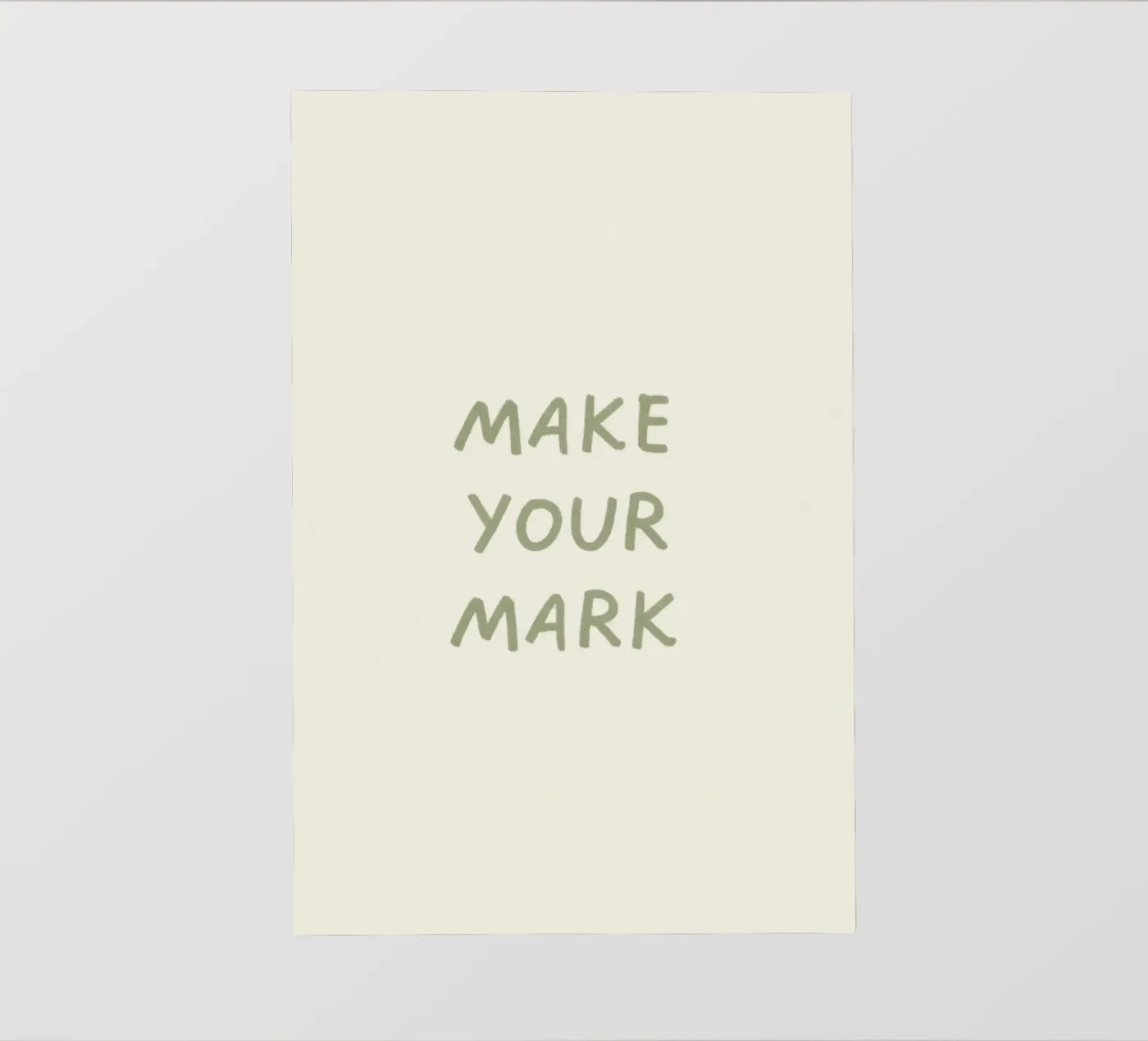 MAAK JE STempel fotobehang van SayingGood