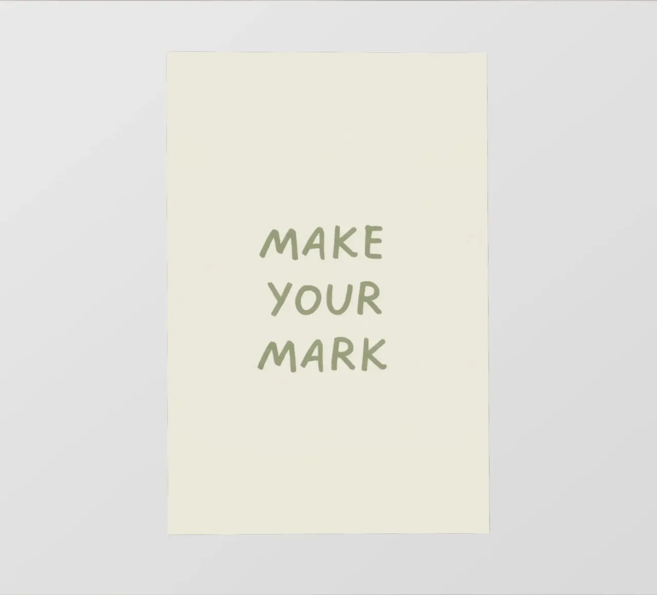 MAAK JE STempel fotobehang van SayingGood