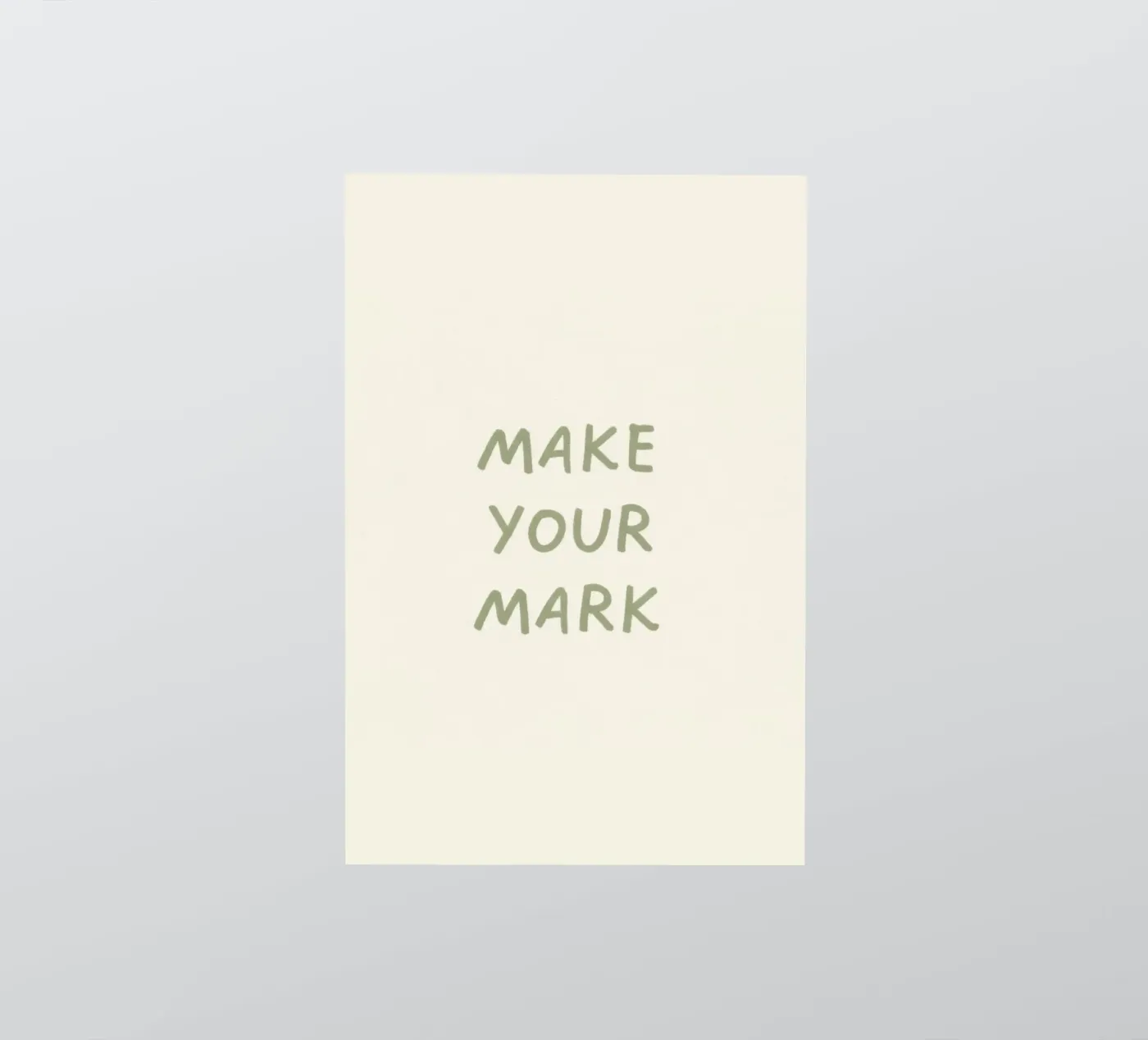 MAKE YOUR MARK sticker van SayingGood