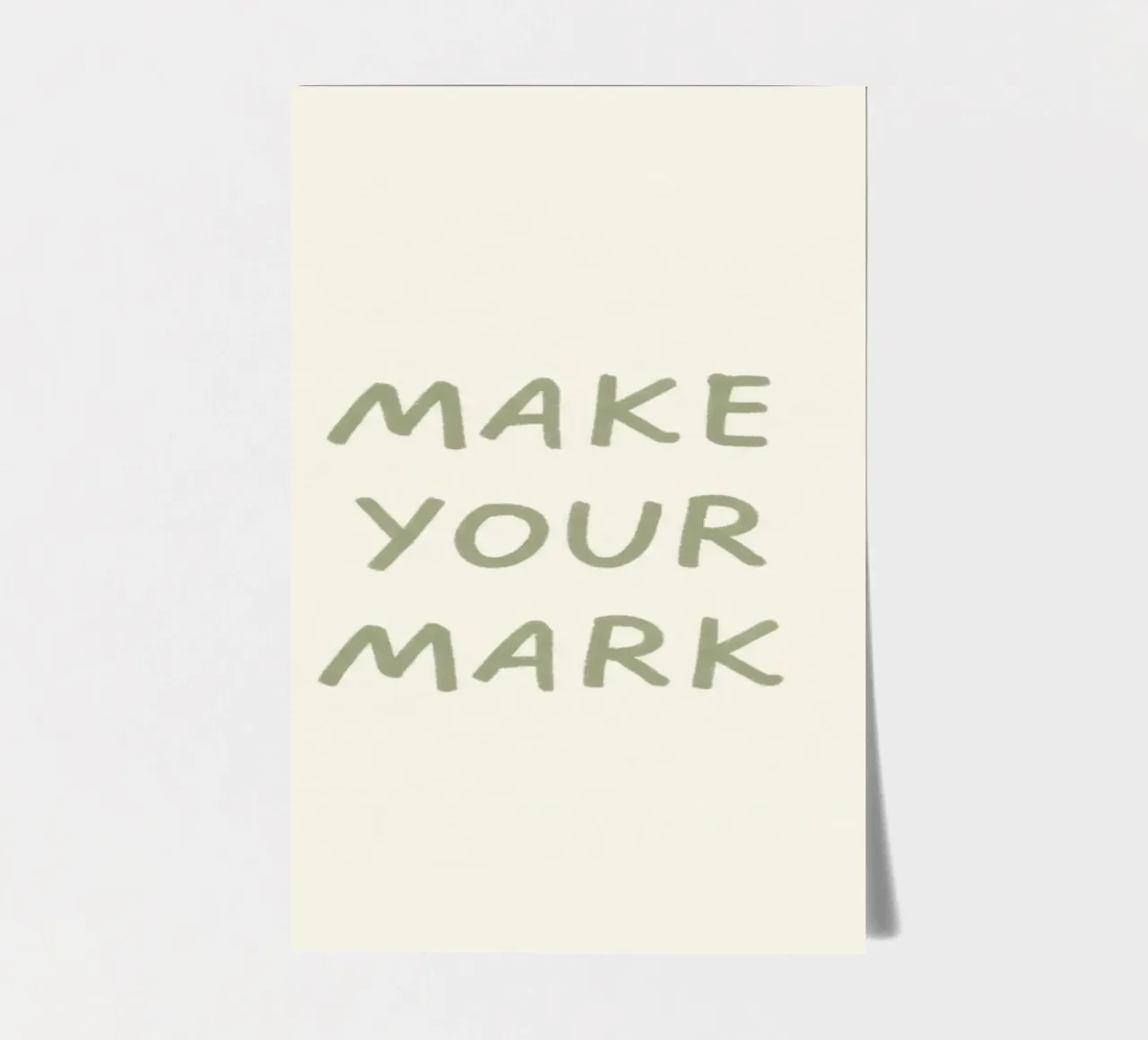 MAKE YOUR MARK sticker sheet by SayingGood