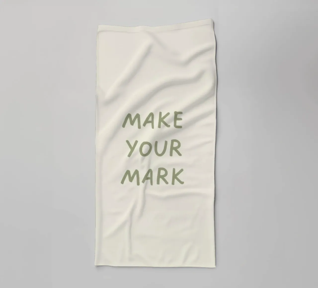 MAKE YOUR MARK badhanddoek van SayingGood