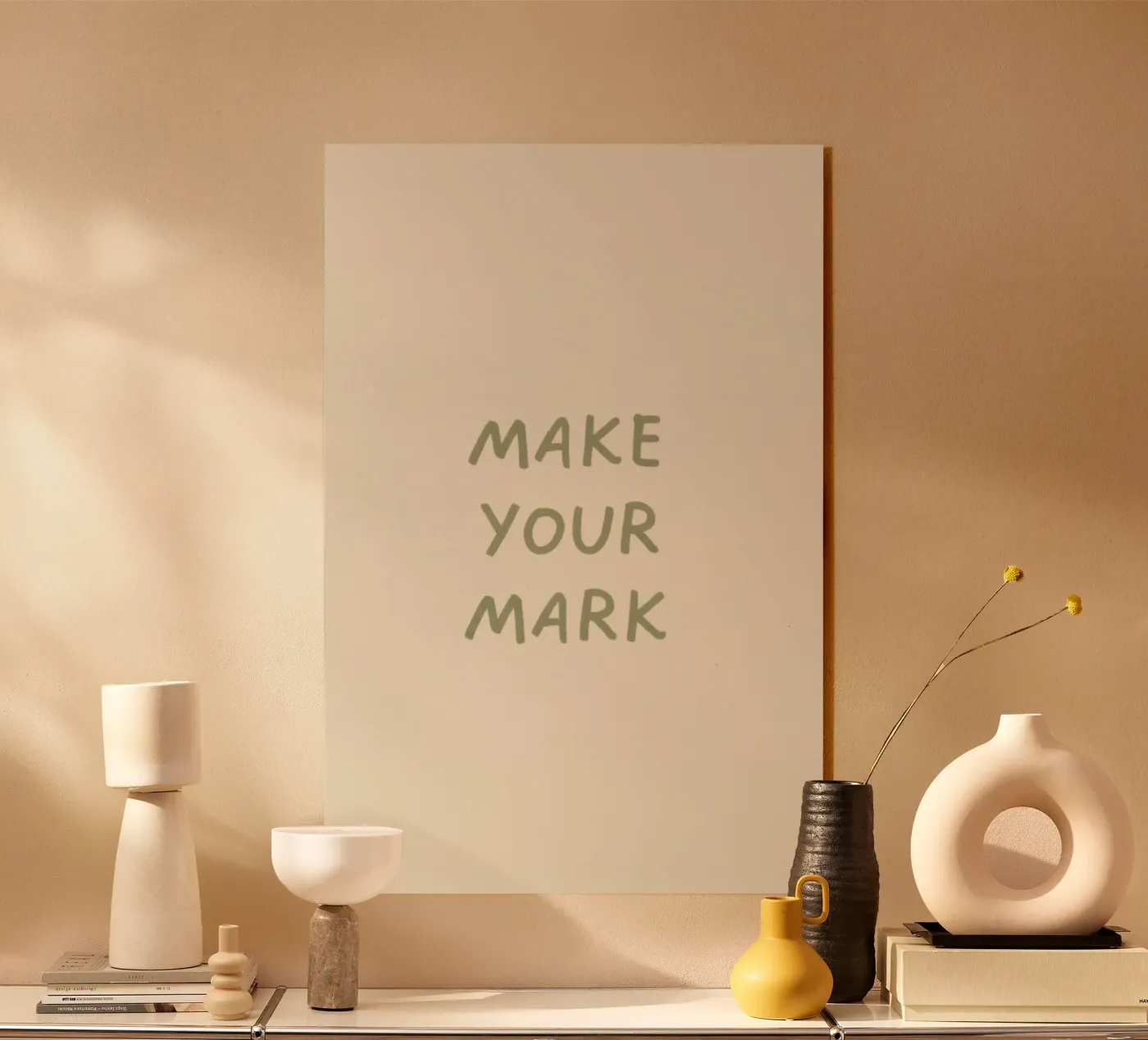 MAKE YOUR MARK acrylic glass by SayingGood