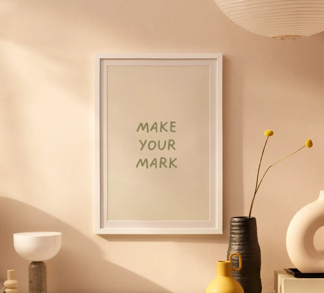 MAKE YOUR MARK poster by SayingGood