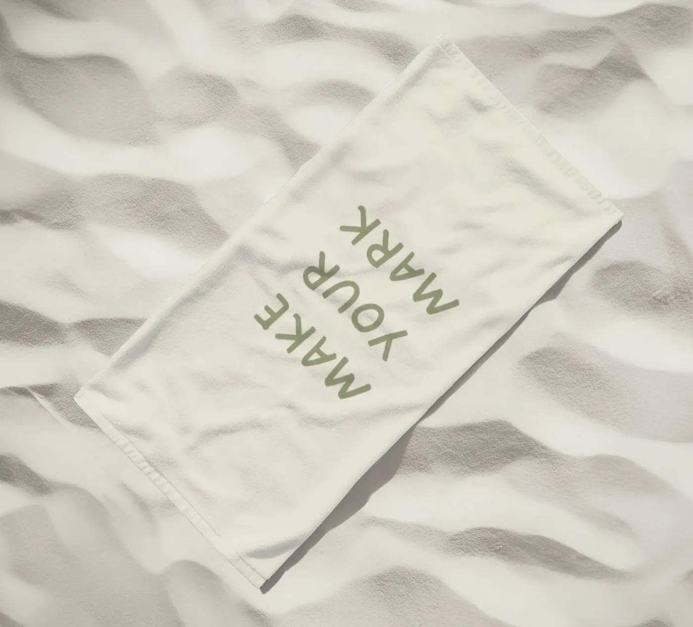 MAAK JE STempel strandhanddoek van SayingGood