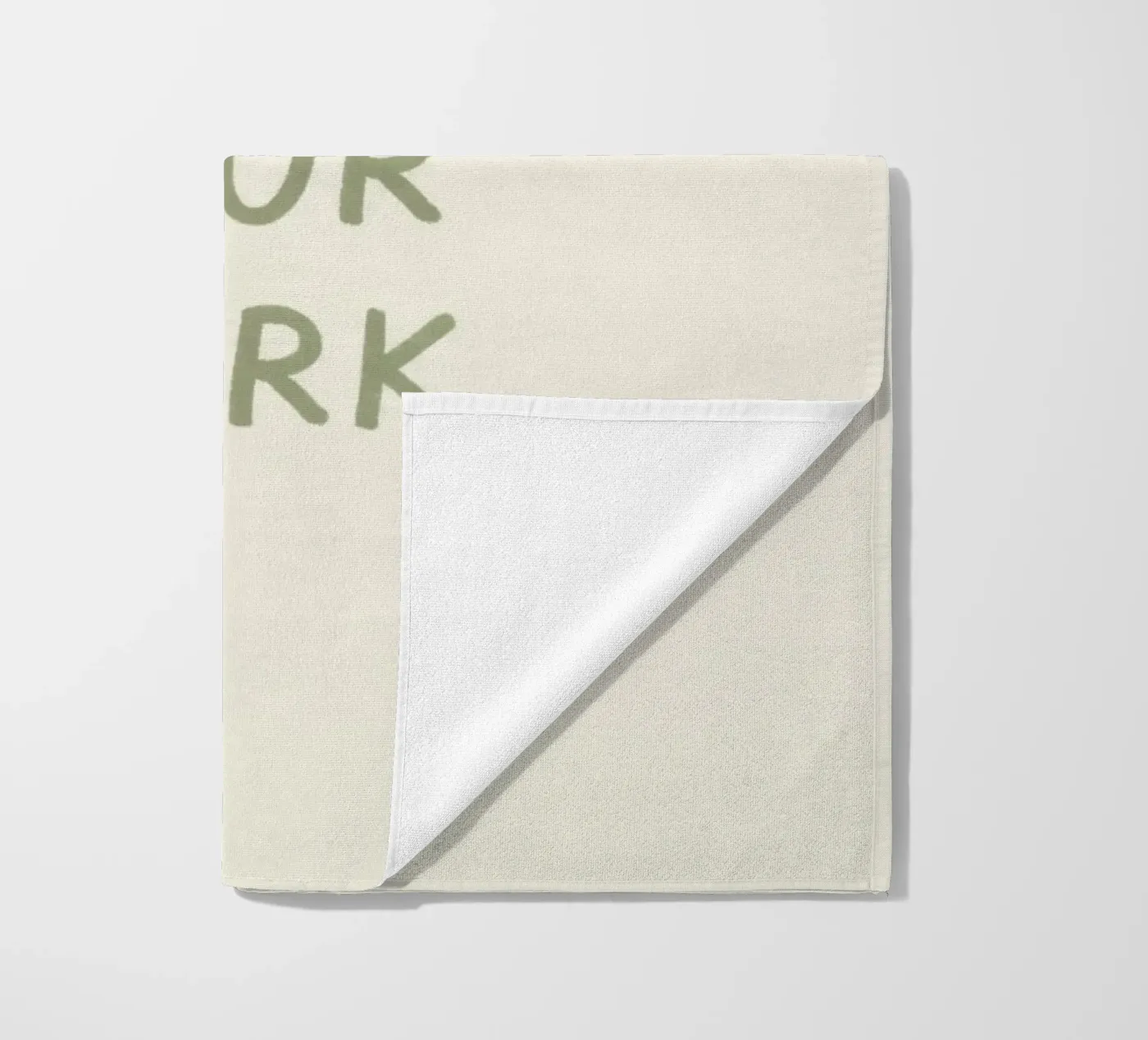 MAAK JE STempel strandhanddoek van SayingGood