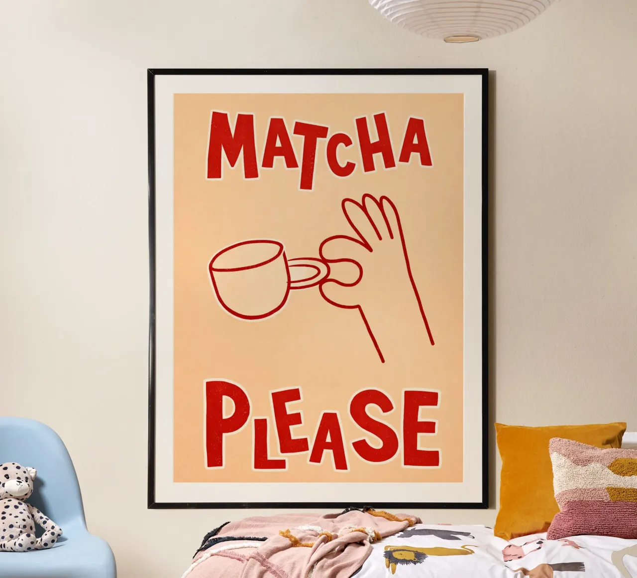 matcha please poster by kamilaze