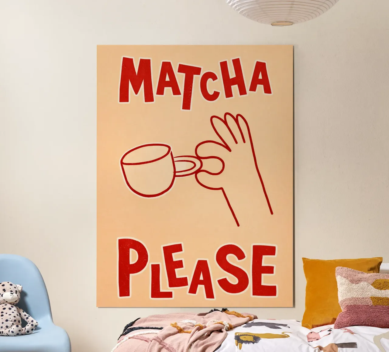 matcha please poster by kamilaze